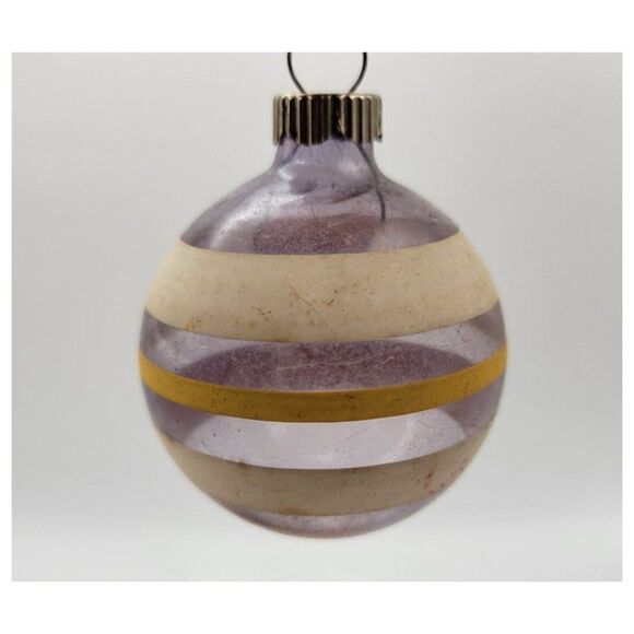 Antique WW2 Era Unsilvered Shiny Brite Set of Two - Picture 4 of 5